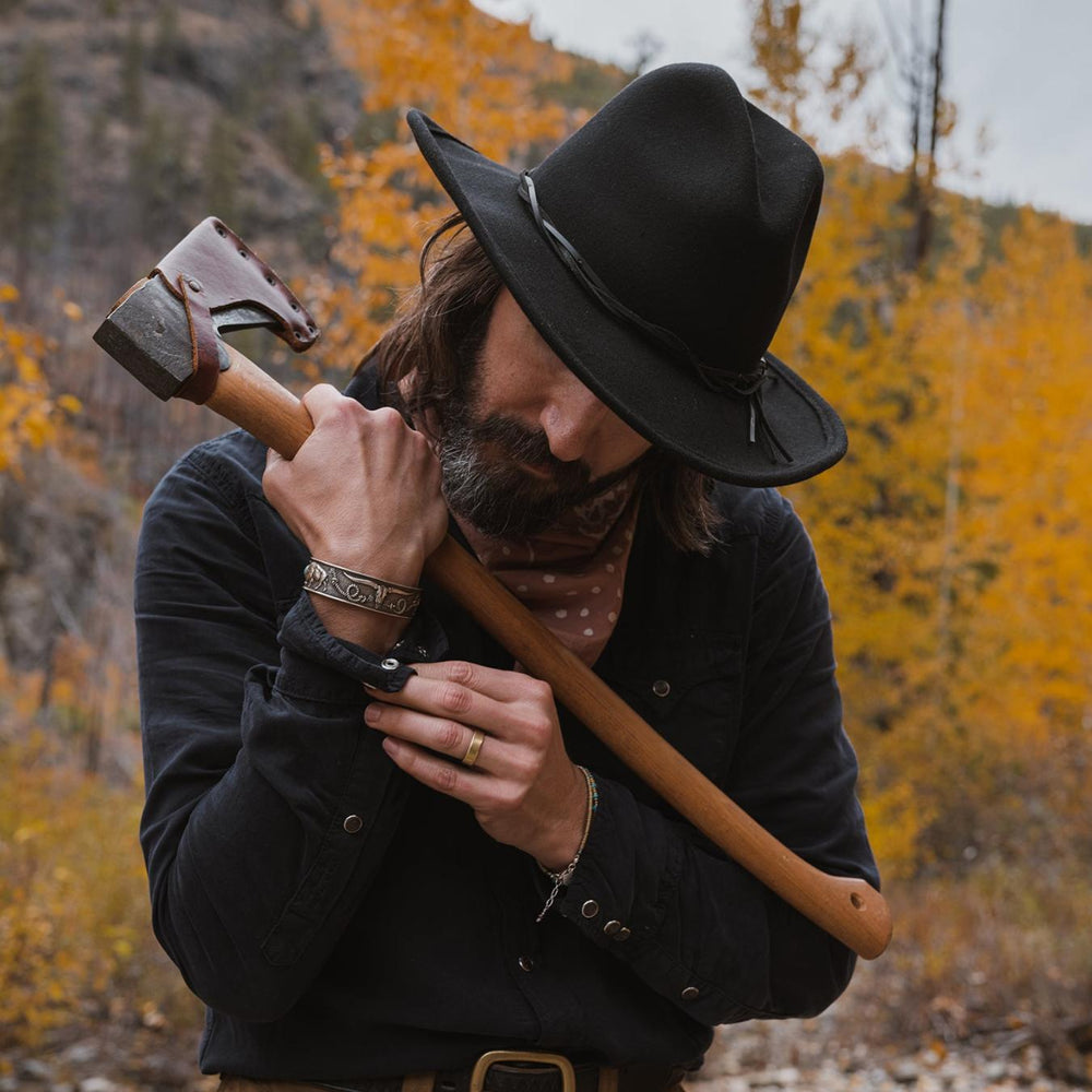 Men/Women Outdoor | Stetson Gus Crushable Outdoor Hat Black