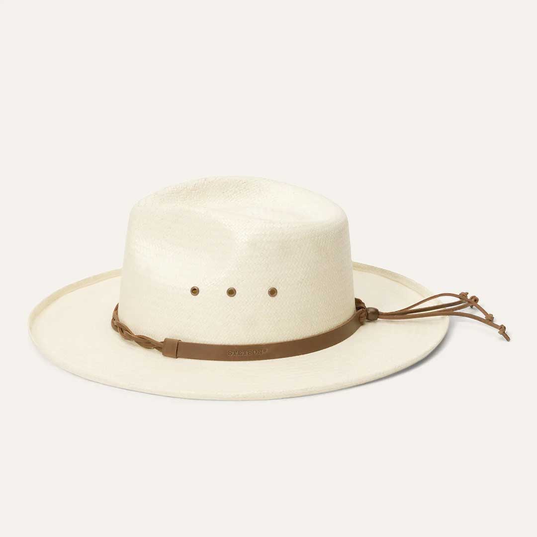 Men/Women Outdoor | Stetson Helena Straw Fedora Natural
