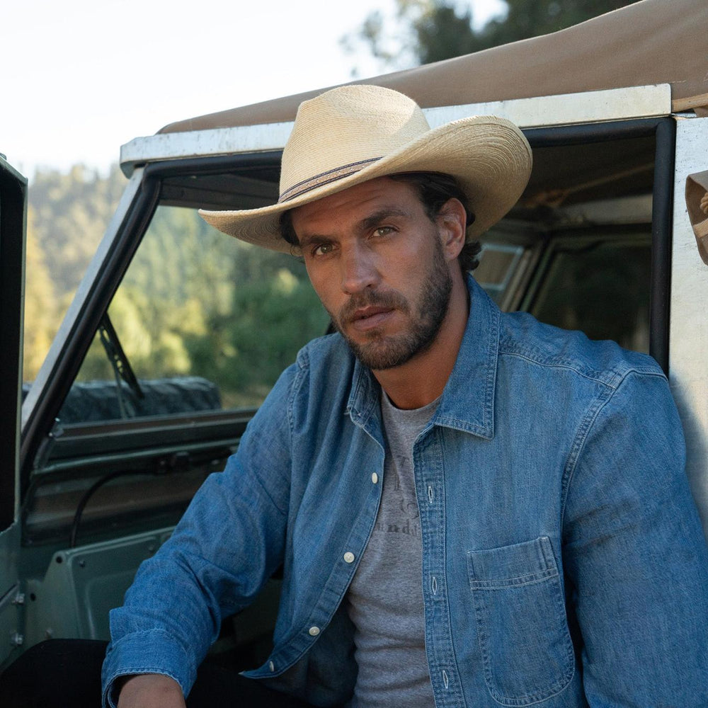 Men/Women Outdoor | Stetson Sawmill Palm Leaf Western Hat Toasted