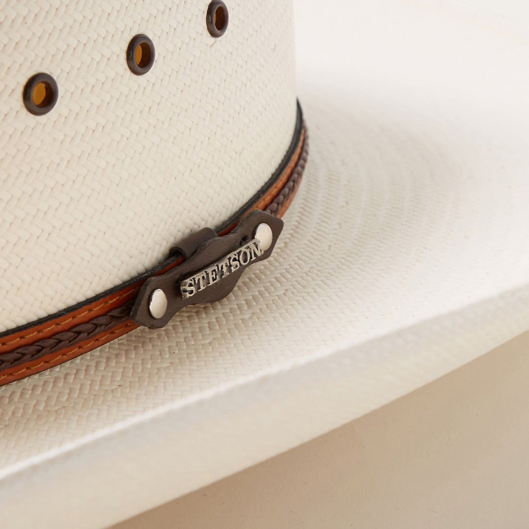 Men/Women Western | Stetson Alamo 8X Straw Cowboy Hat Natural