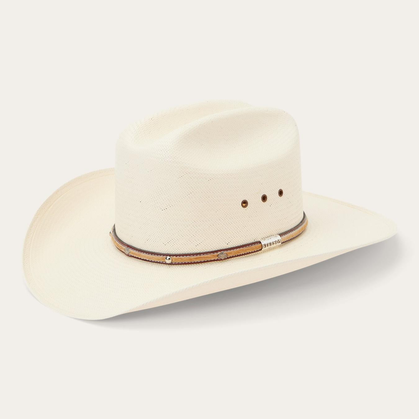 Men/Women Western | Stetson Angus 10X Straw Cowboy Hat Natural
