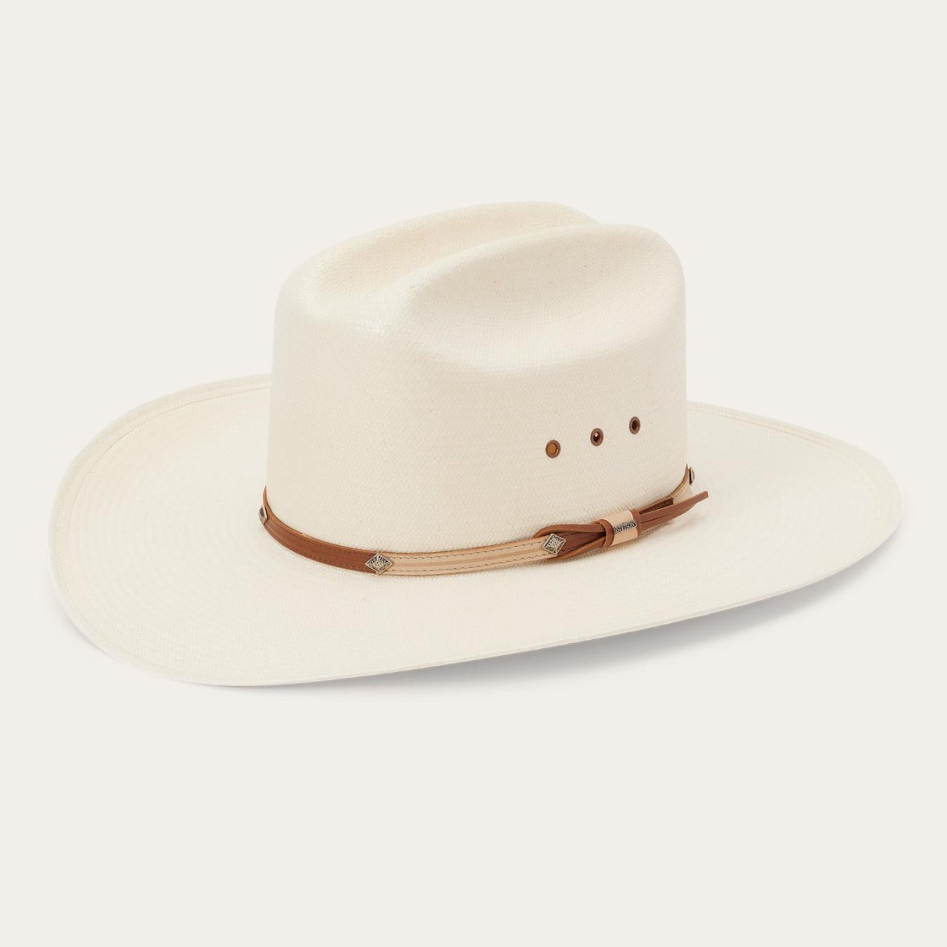 Men/Women Western | Stetson Grant 10X Straw Cowboy Hat Natural