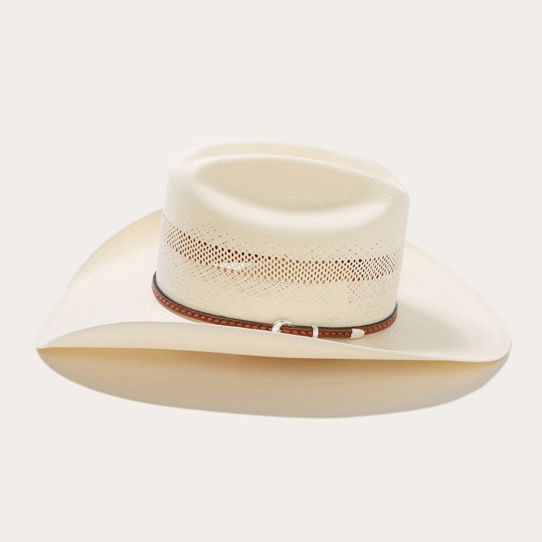 Men/Women Western | Stetson Griffin 100X Straw Cowboy Hat Natural