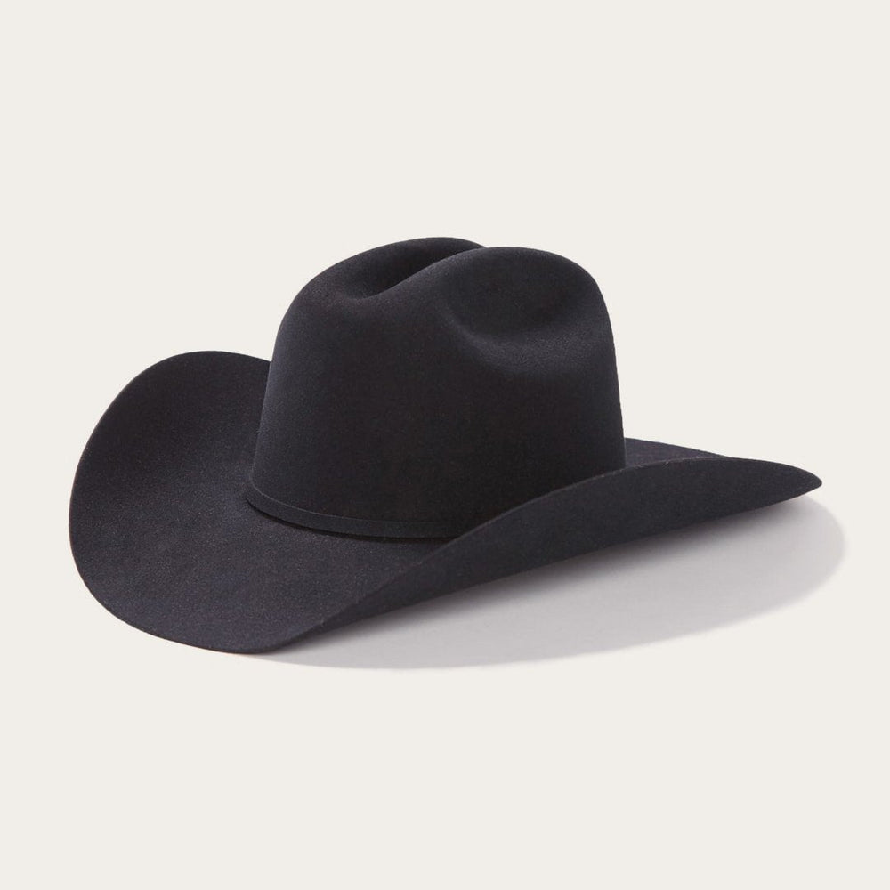 Men/Women Western | Stetson Lariat 5X Cowboy Hat - 4 5/8" Crown Black