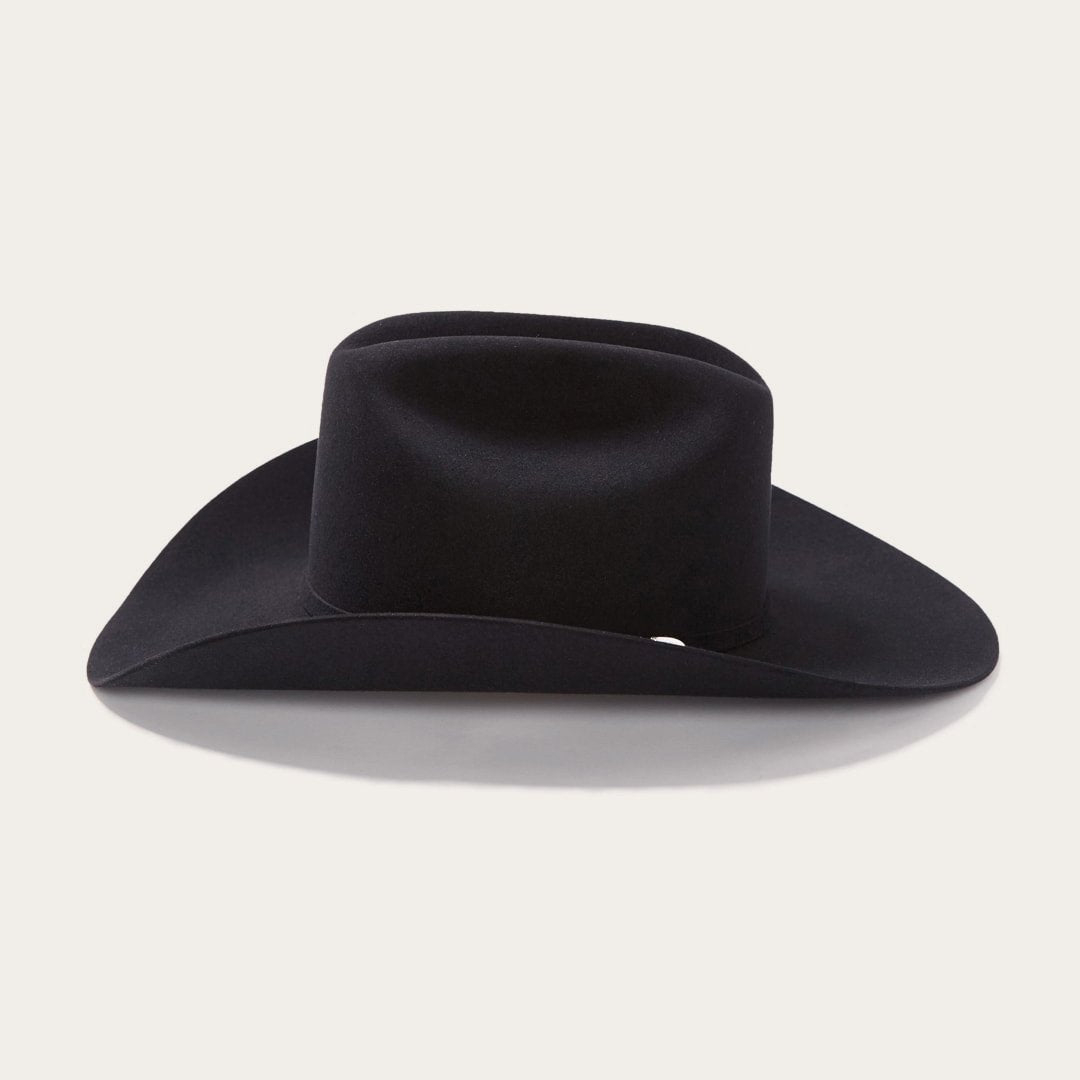 Men/Women Western | Stetson Lariat 5X Cowboy Hat - 4 5/8" Crown Black