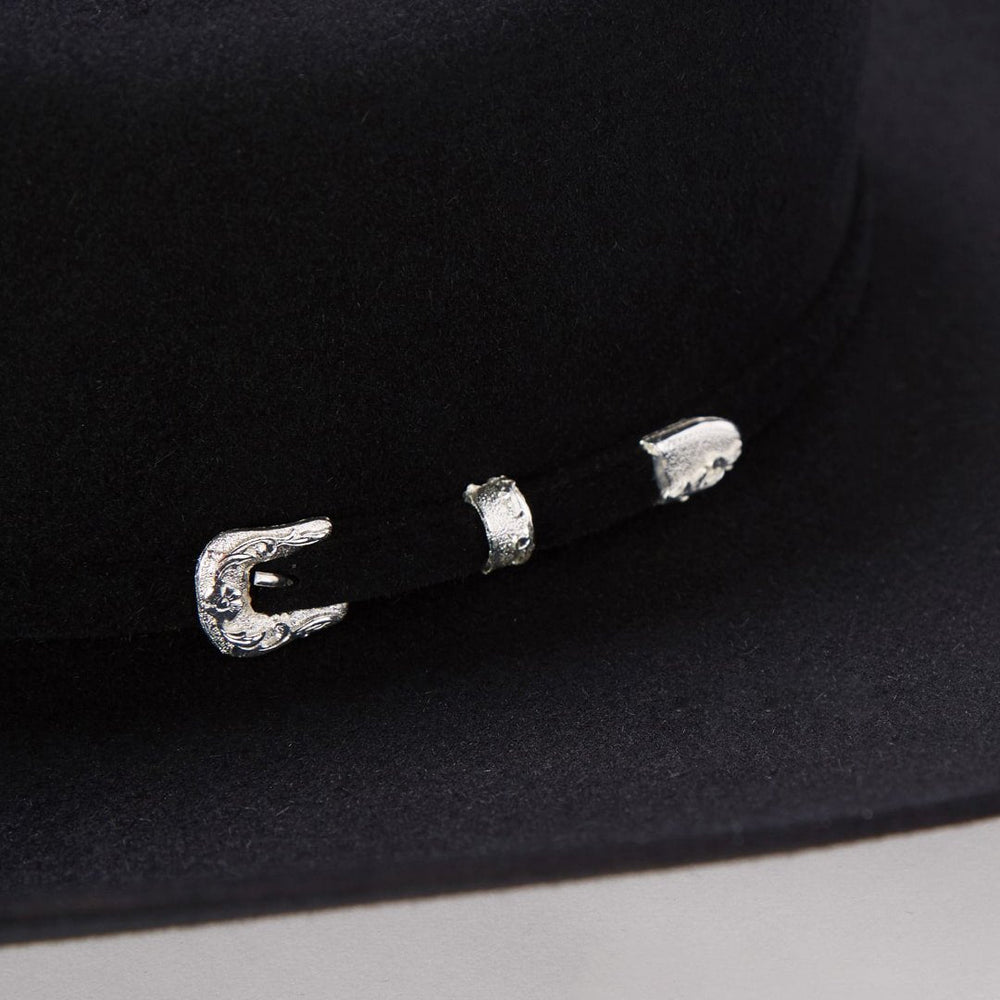 Men/Women Western | Stetson Lariat 5X Cowboy Hat - 4 5/8" Crown Black