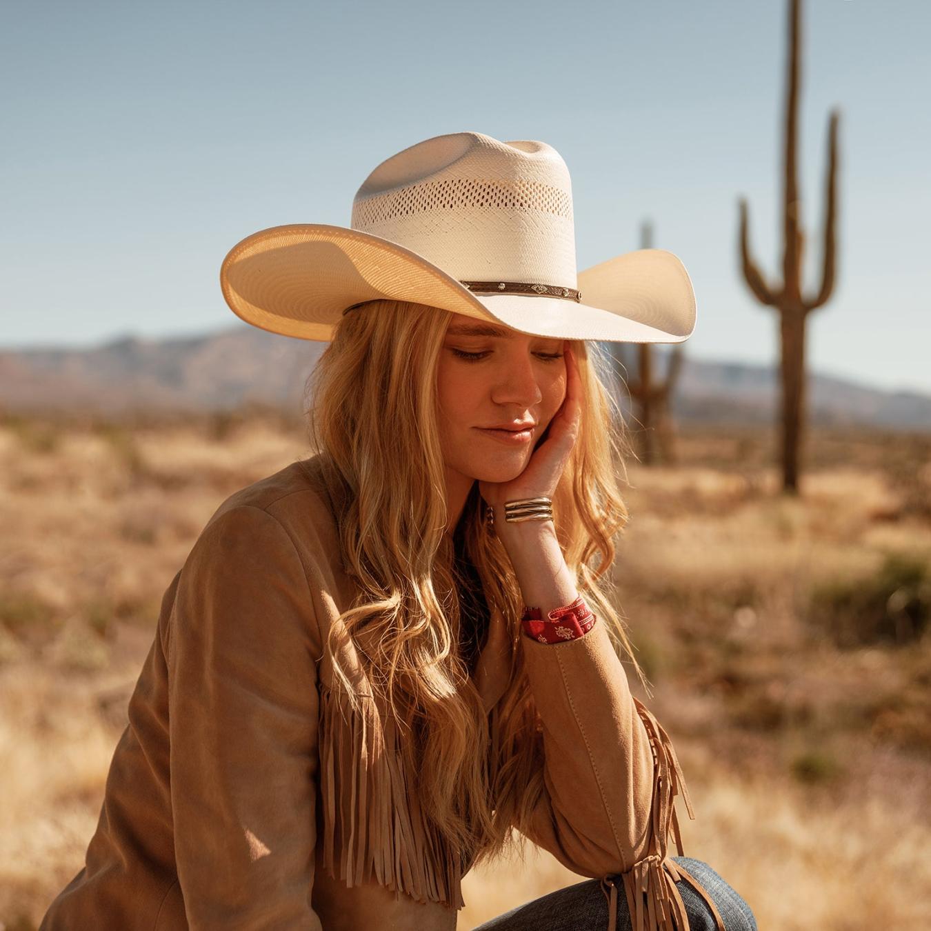 Men/Women Western | Stetson Lobo 10X Straw Cowboy Hat Natural