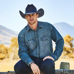 Men/Women Western | Stetson Mason 4X Cowboy Hat Granite