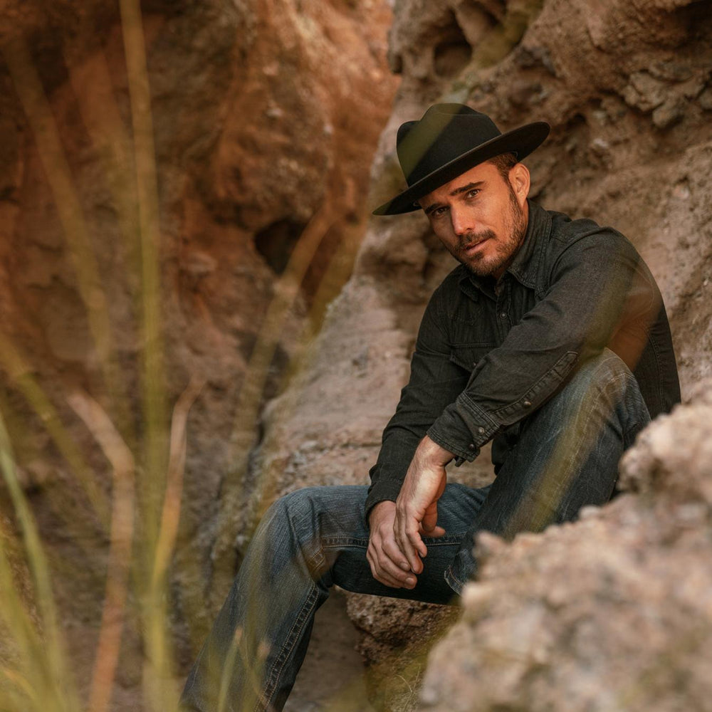Men/Women Western | Stetson Open Road 6X Cowboy Hat Black