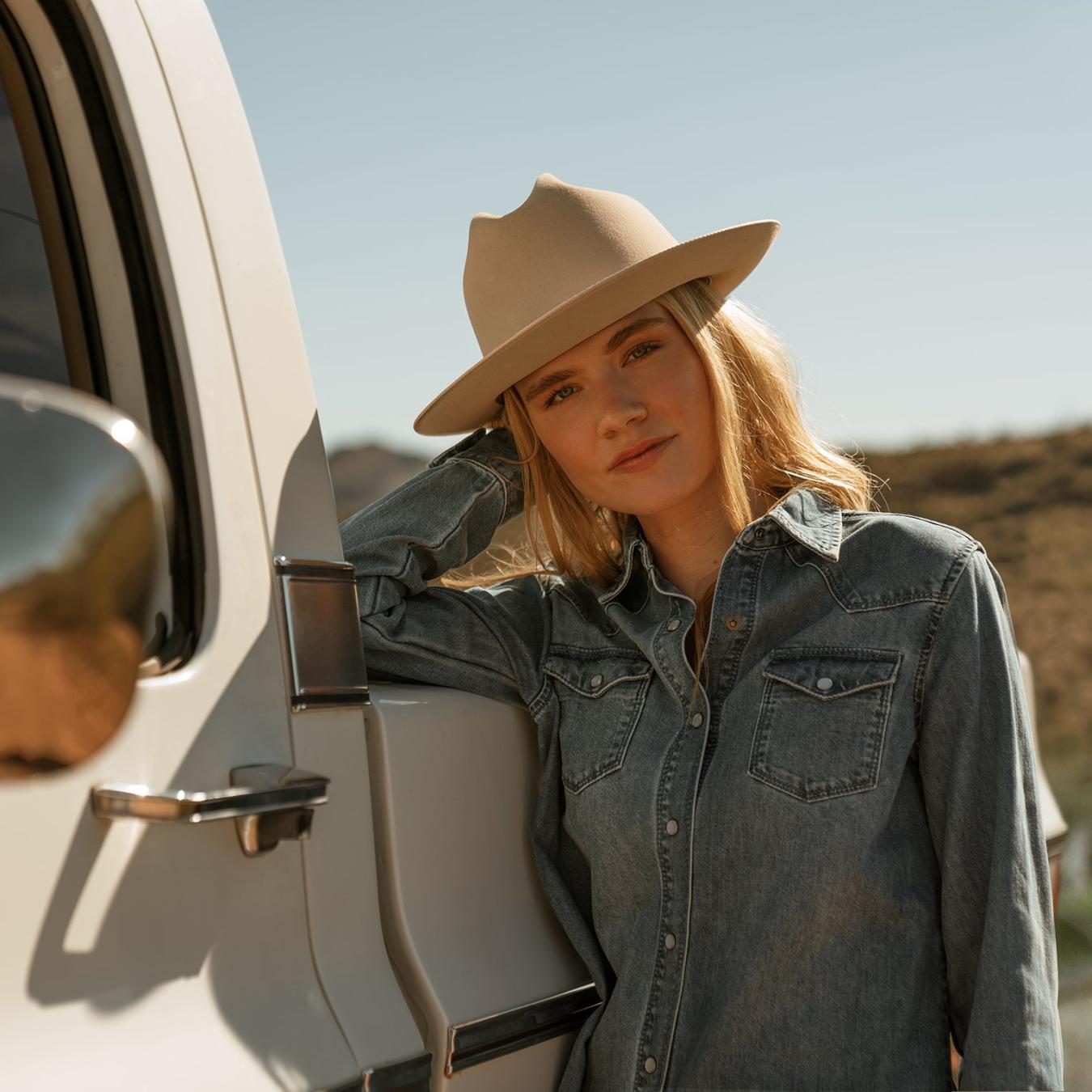 Men/Women Western | Stetson Open Road 6X Cowboy Hat Silverbelly
