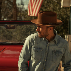 Men/Women Western | Stetson Open Road Royal Deluxe Hat Cognac