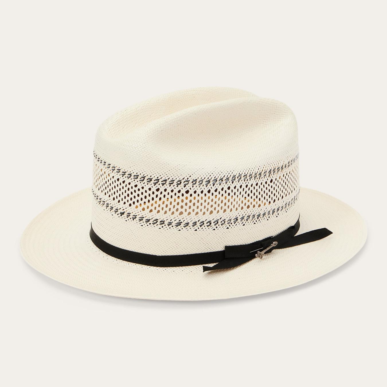 Men/Women Western | Stetson Open Road Straw Hat Natural/black