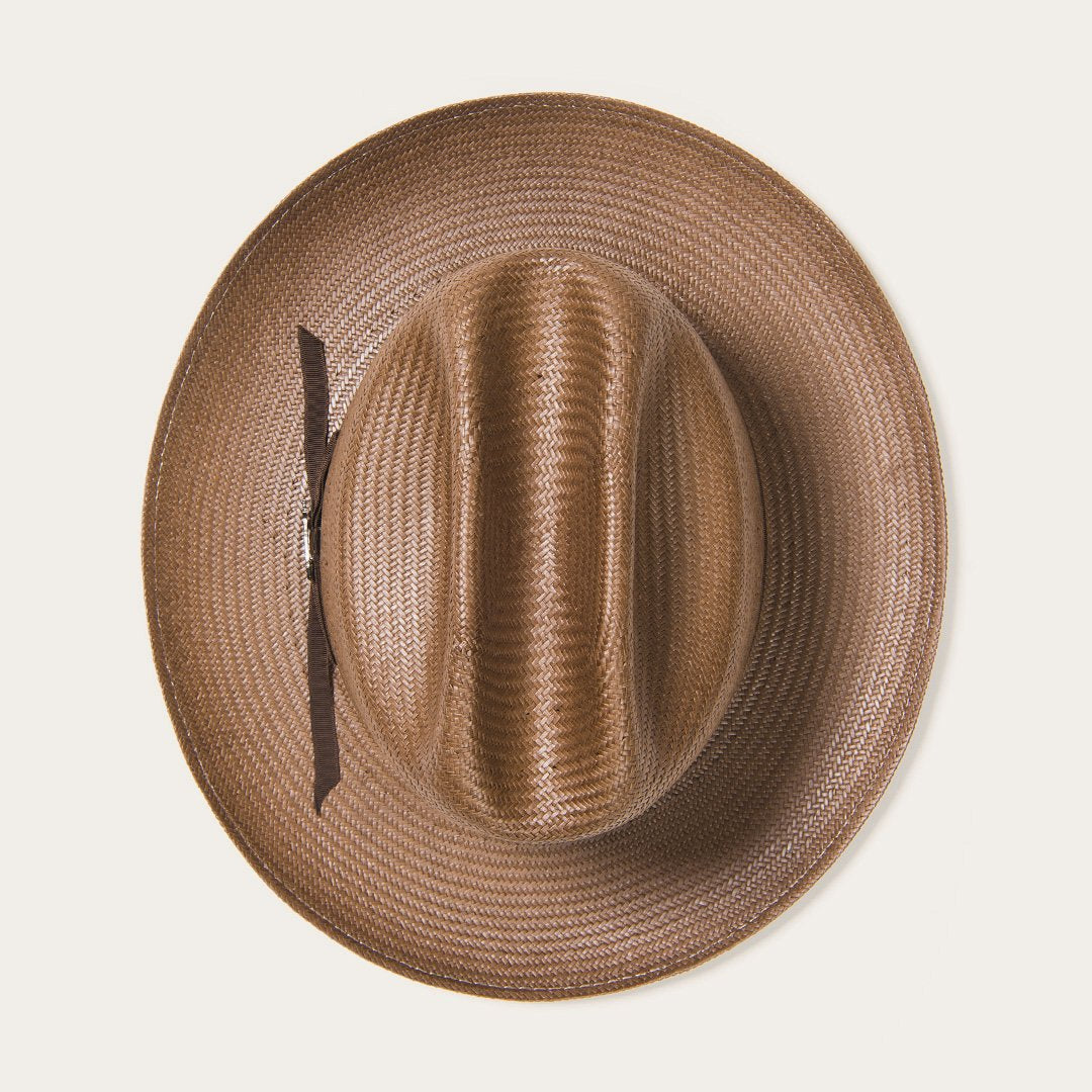 Men/Women Western | Stetson Open Road Vented Straw Cowboy Hat Chocolate