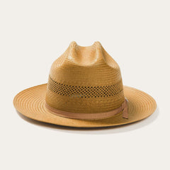 Men/Women Western | Stetson Open Road Vented Straw Cowboy Hat Cognac