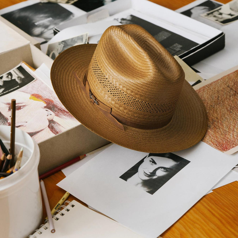 Men/Women Western | Stetson Open Road Vented Straw Cowboy Hat Cognac