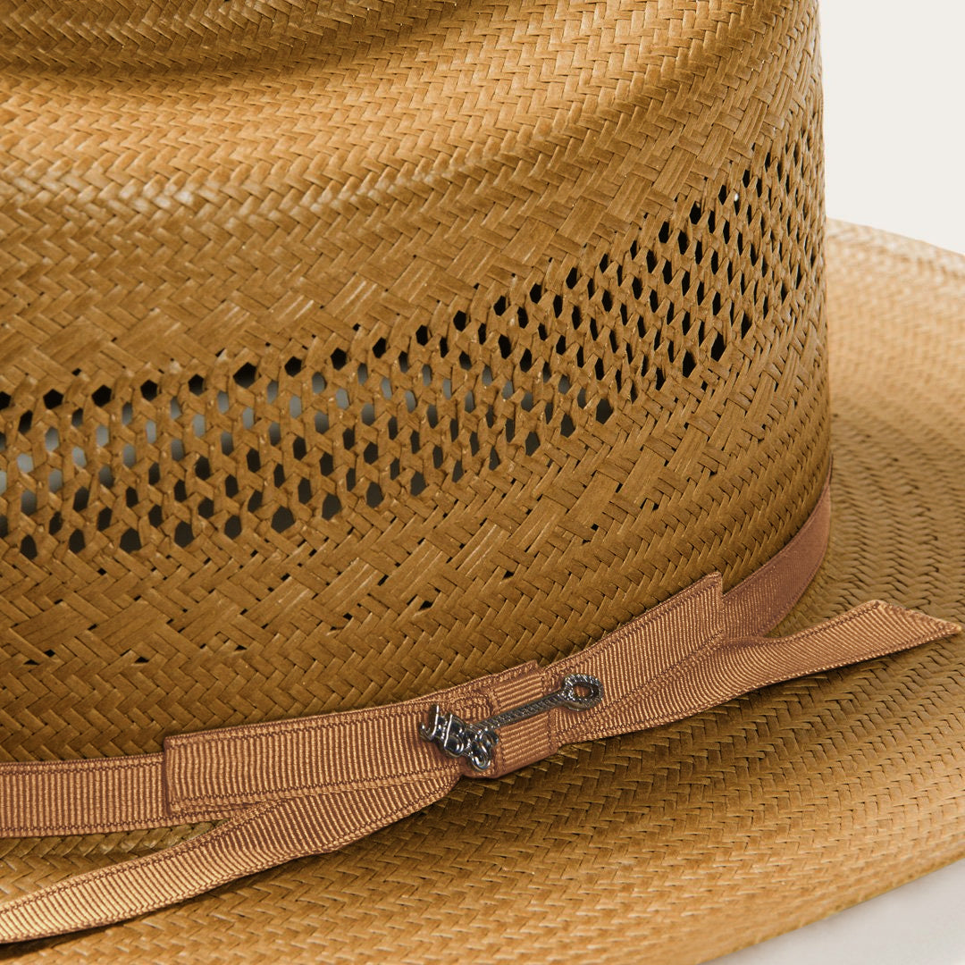 Men/Women Western | Stetson Open Road Vented Straw Cowboy Hat Cognac