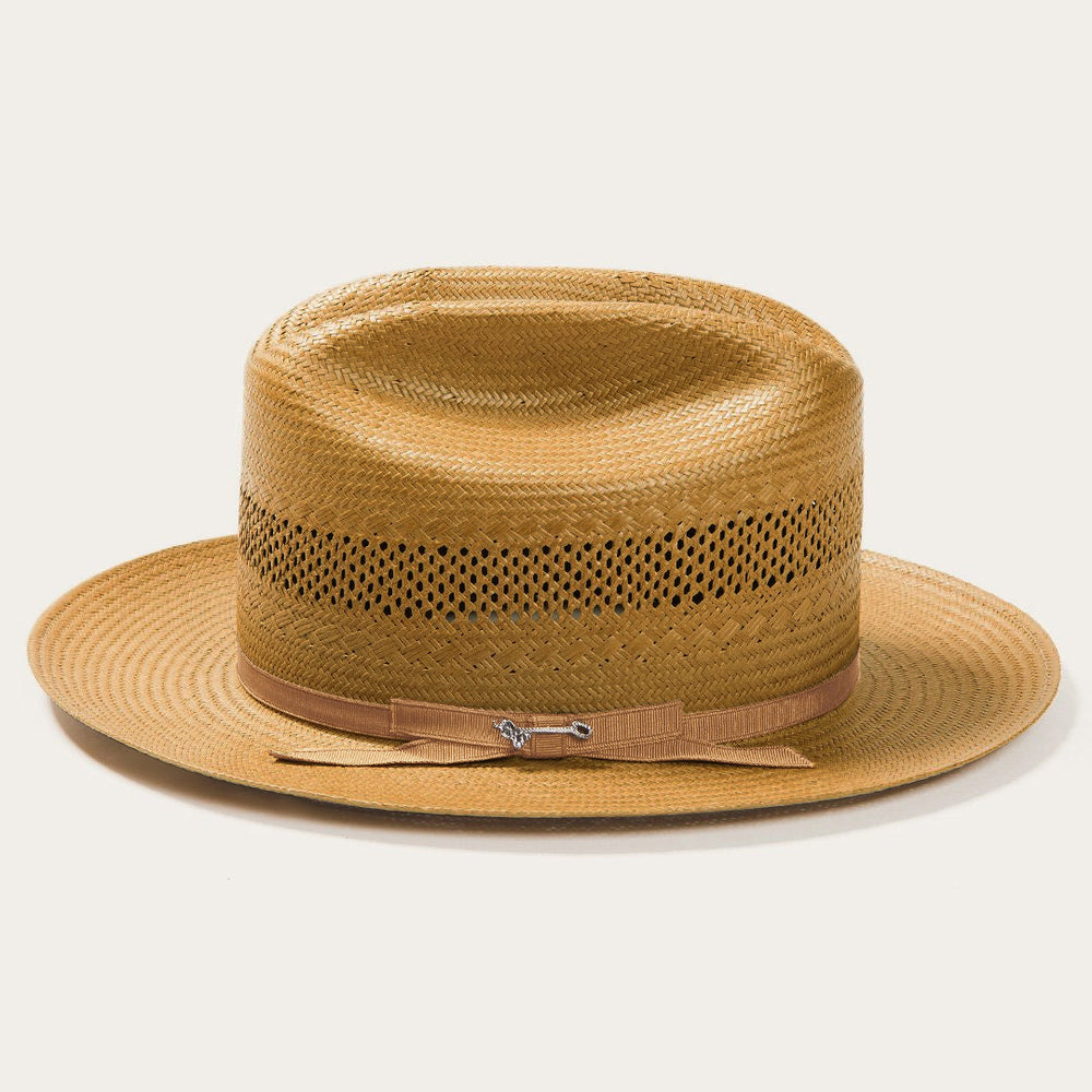 Men/Women Western | Stetson Open Road Vented Straw Cowboy Hat Cognac