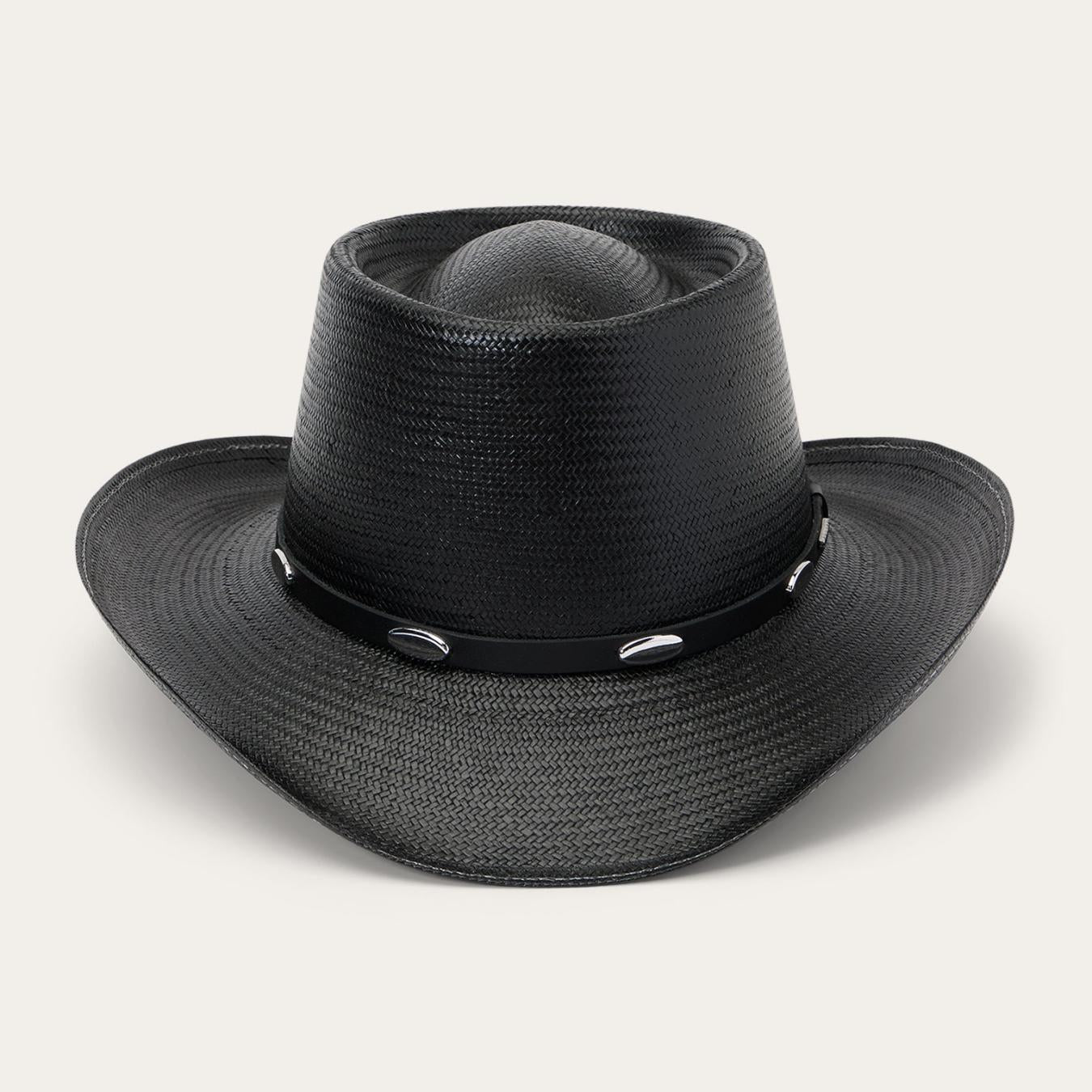 Men/Women Western | Stetson Royal Flush 10X Straw Cowboy Hat Black
