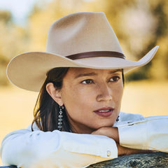 Men/Women Western | Stetson Seneca 4X Cowboy Hat Silver Sand