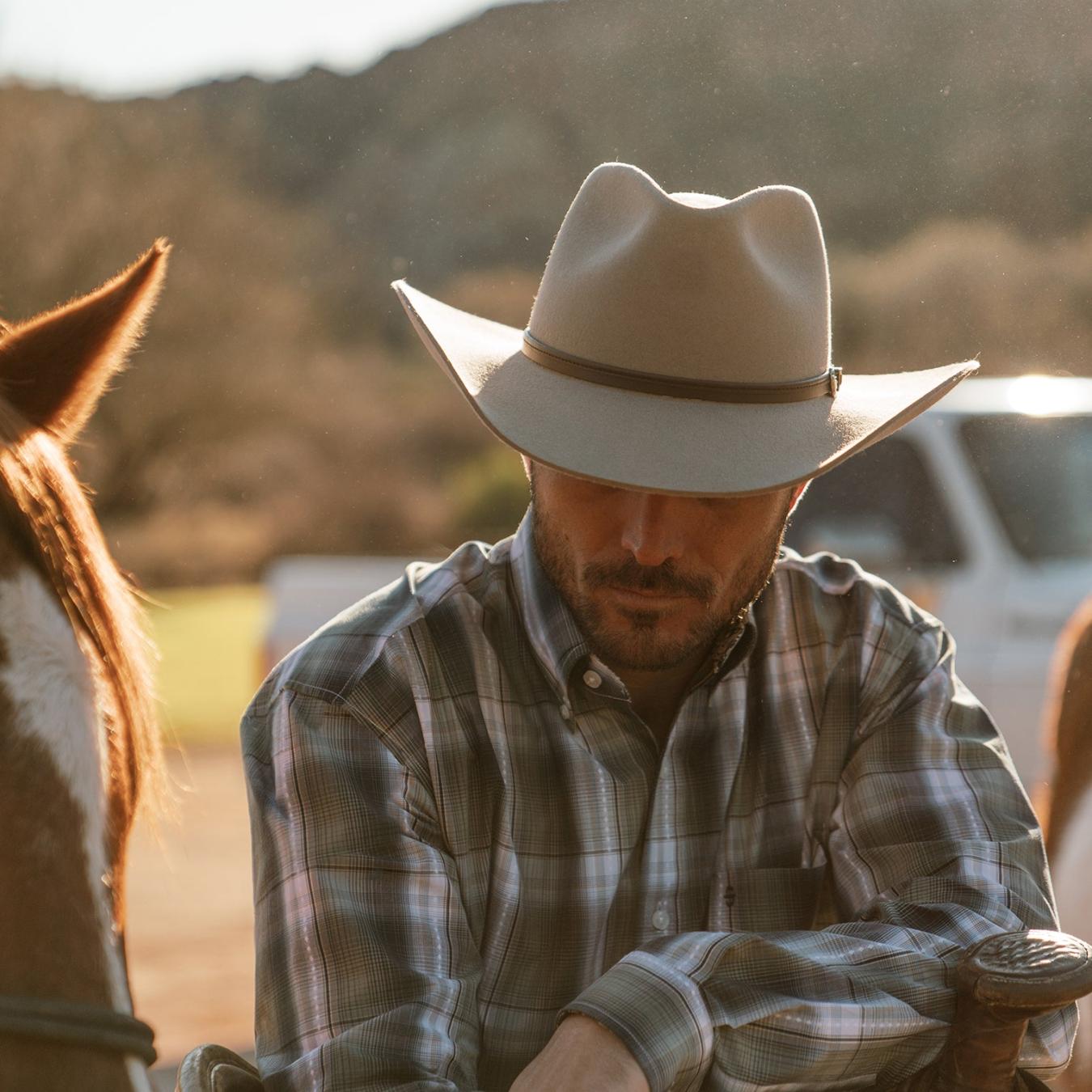 Men/Women Western | Stetson Seneca 4X Cowboy Hat Silver Sand