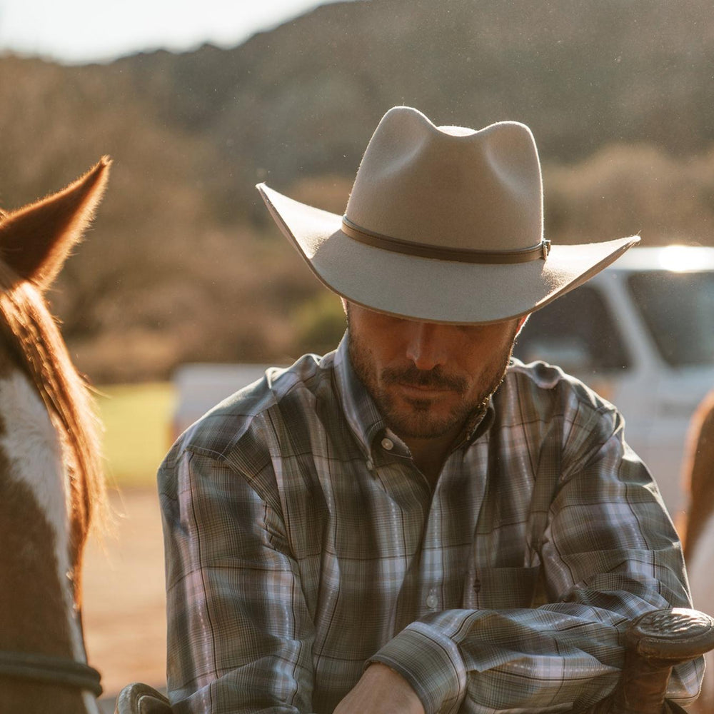 Men/Women Western | Stetson Seneca 4X Cowboy Hat Silver Sand