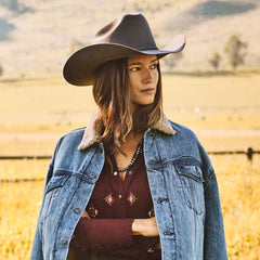 Men/Women Western | Stetson Skyline 6X Cowboy Hat Granite