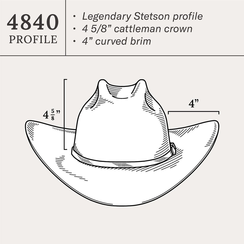 Men/Women Western | Stetson Spartan 6X Cowboy Hat Black