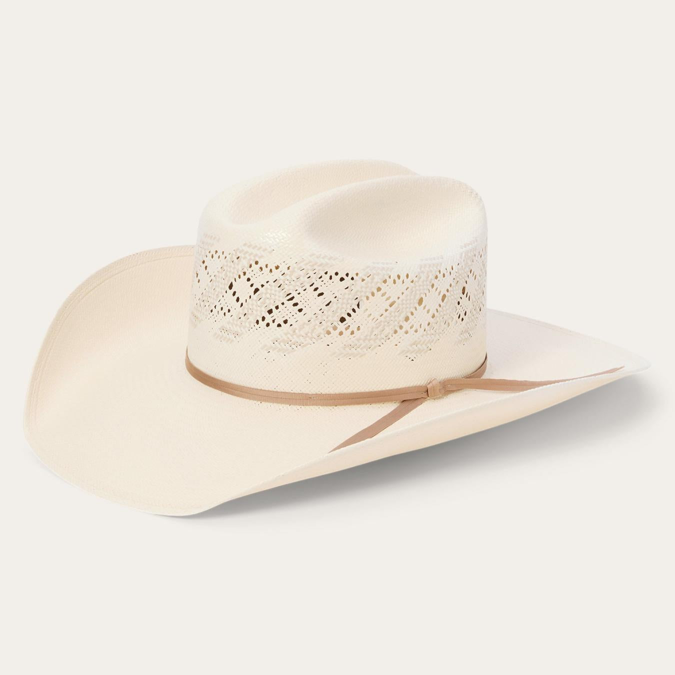 Men/Women Western | Stetson Thunder 10X Straw Cowboy Hat Ivory Gray