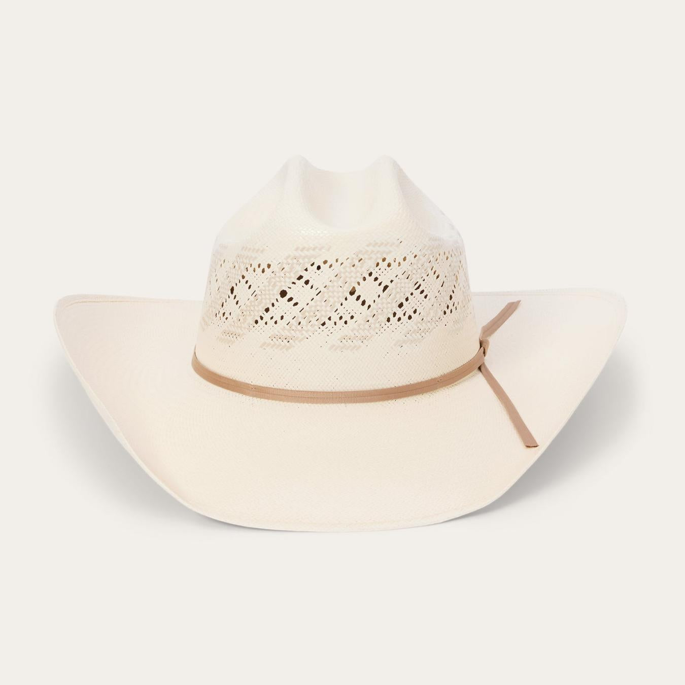 Men/Women Western | Stetson Thunder 10X Straw Cowboy Hat Ivory Gray