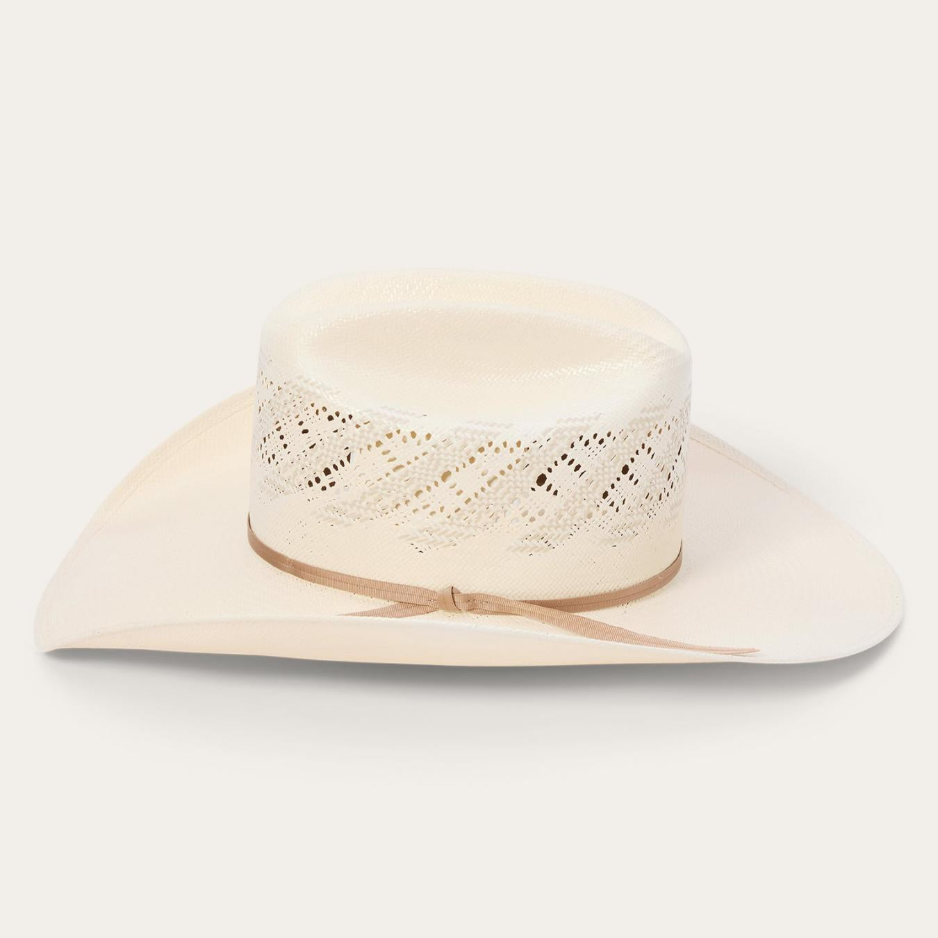 Men/Women Western | Stetson Thunder 10X Straw Cowboy Hat Ivory Gray