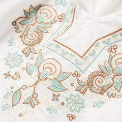 Women Blouses | Stetson Cotton Voile Peasant Blouse White