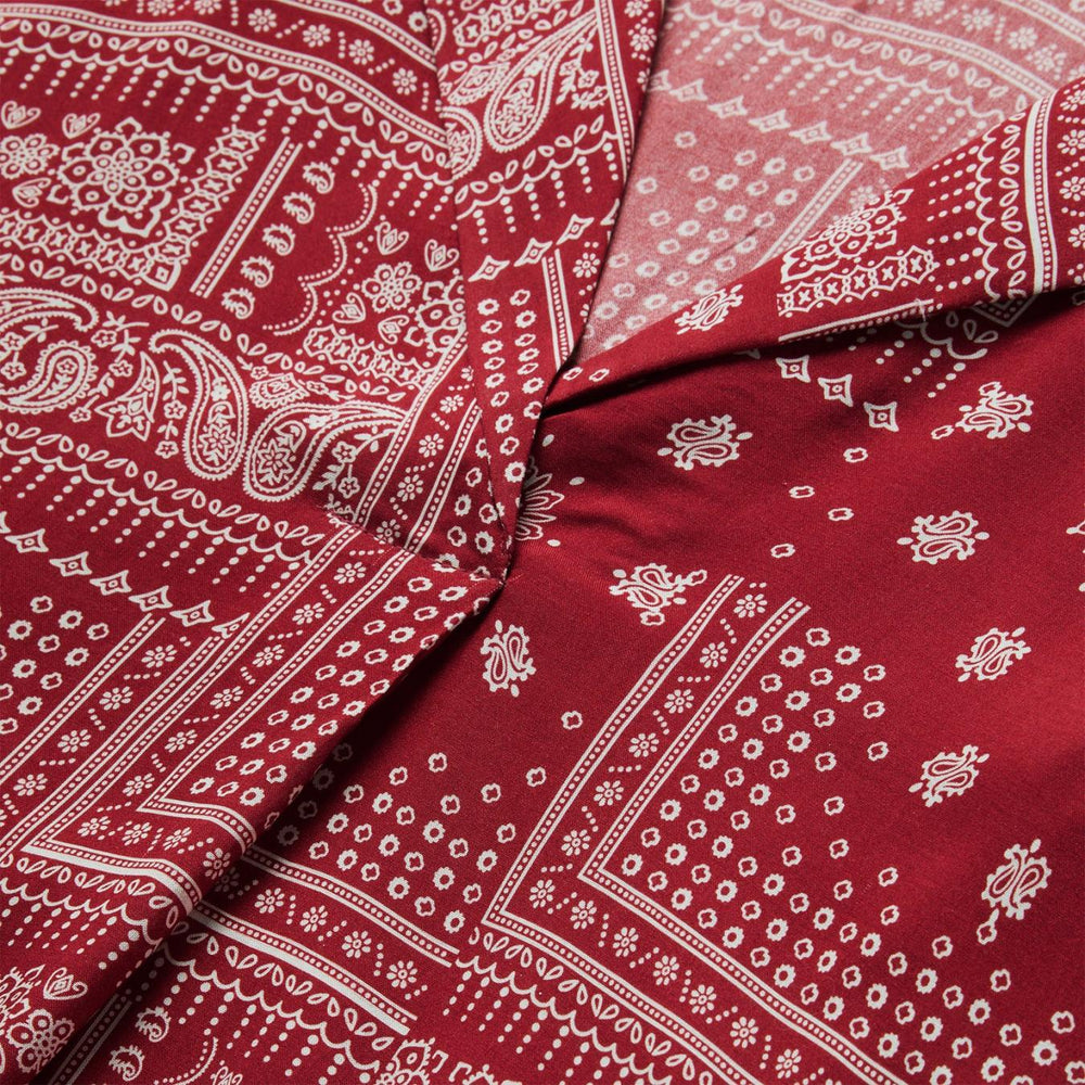 Women Blouses | Stetson Red Bandana Patchwork Blouse Red