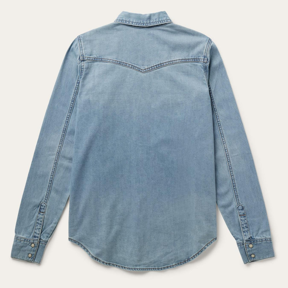 Women Denim Shirts | Stetson Loose Fit Denim Shirt Blue
