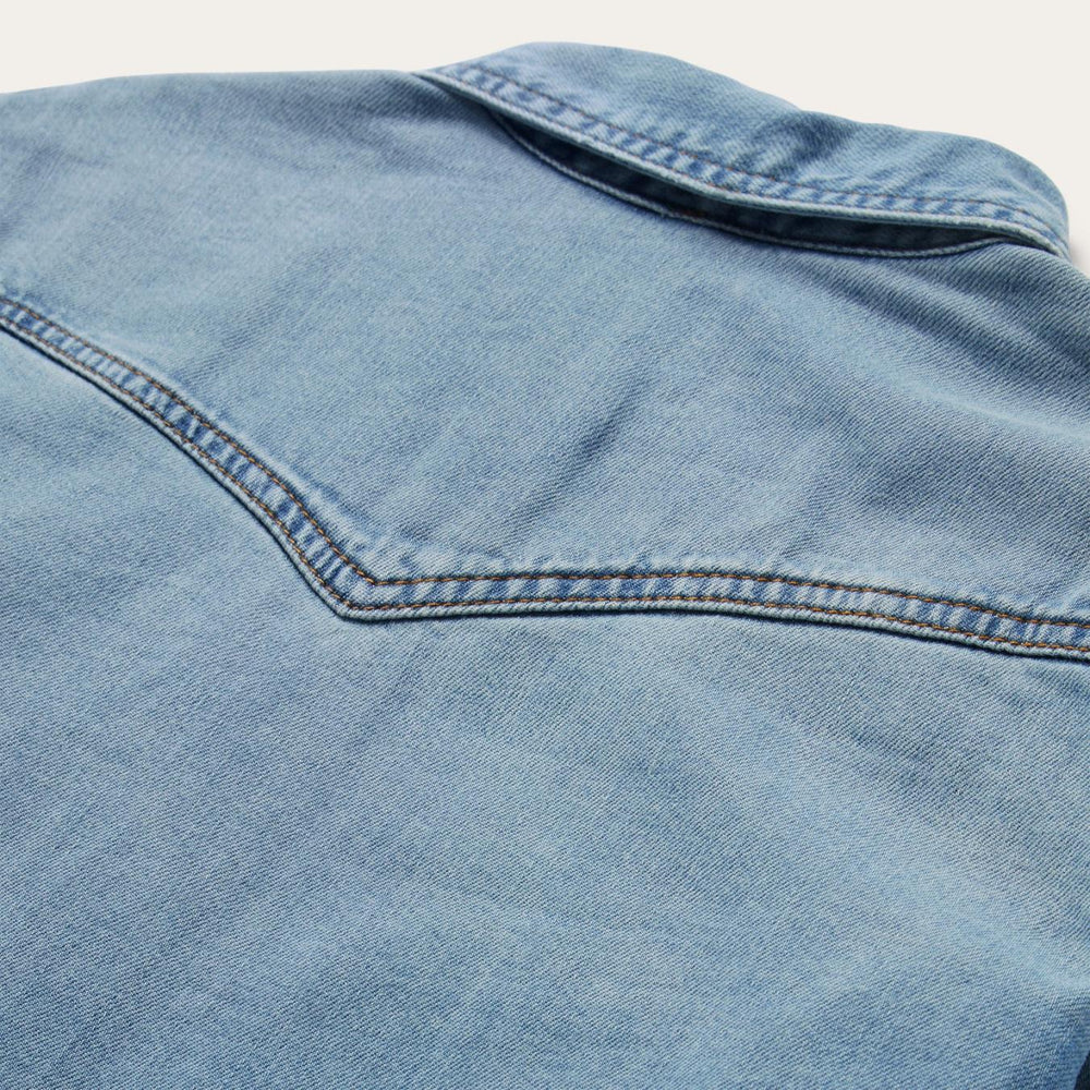Women Denim Shirts | Stetson Loose Fit Denim Shirt Blue