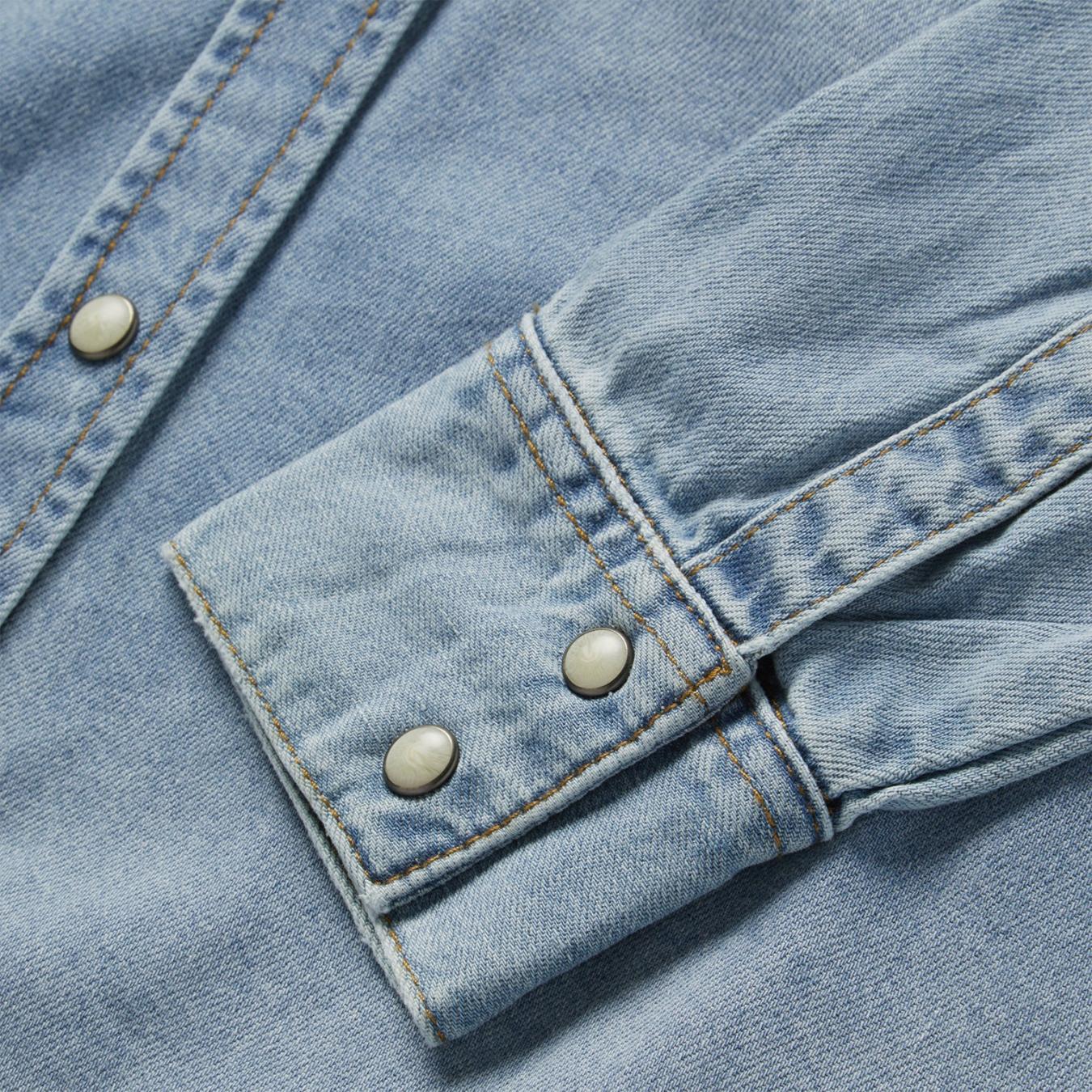 Women Denim Shirts | Stetson Loose Fit Denim Shirt Blue