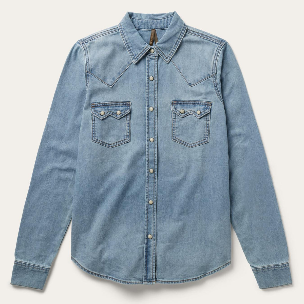 Women Denim Shirts | Stetson Loose Fit Denim Shirt Blue