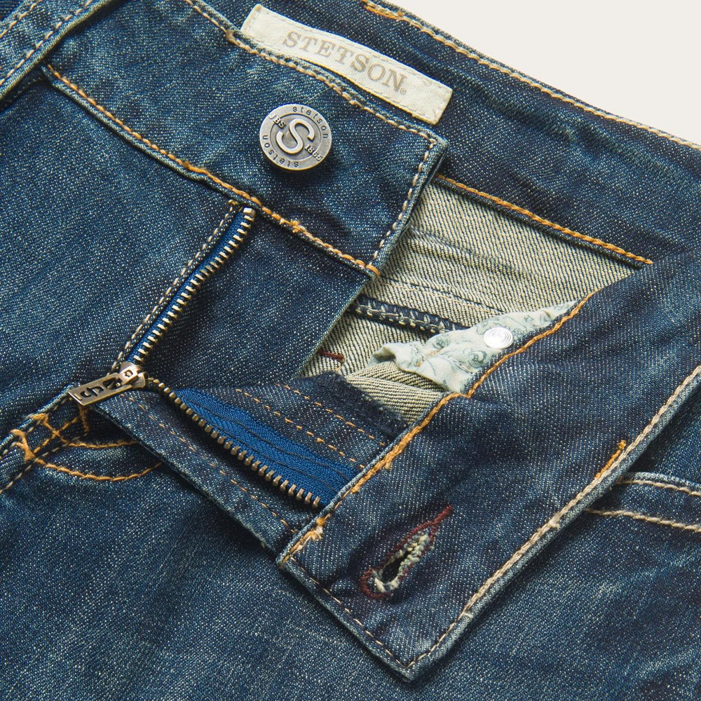 Women Denim | Stetson 214 City Trouser Jeans In Medium Wash Blue