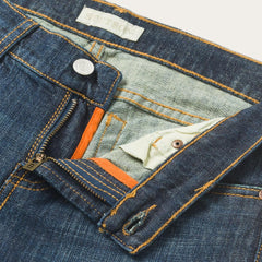 Women Denim | Stetson 816 Classic Boot Cut Jeans In Dark Wash Blue