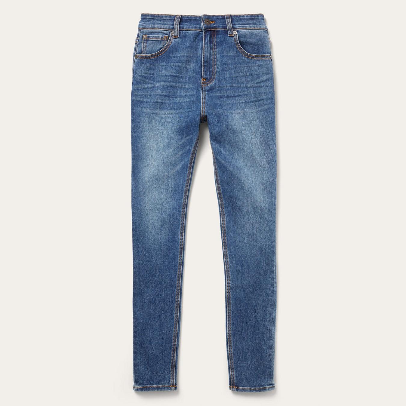 Women Denim | Stetson 902 High Waist Skinny Fit Jeans Blue