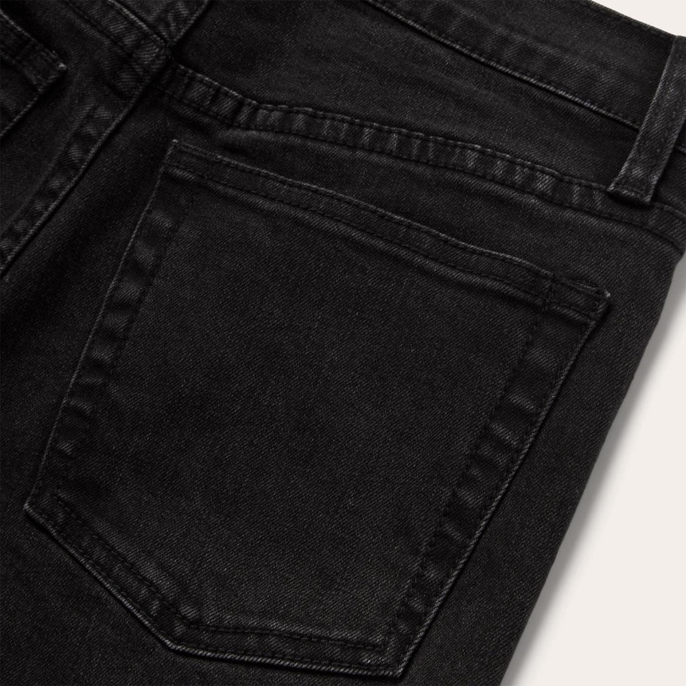 Women Denim | Stetson 915 High Rise Straight Fit Crop Jeans Black
