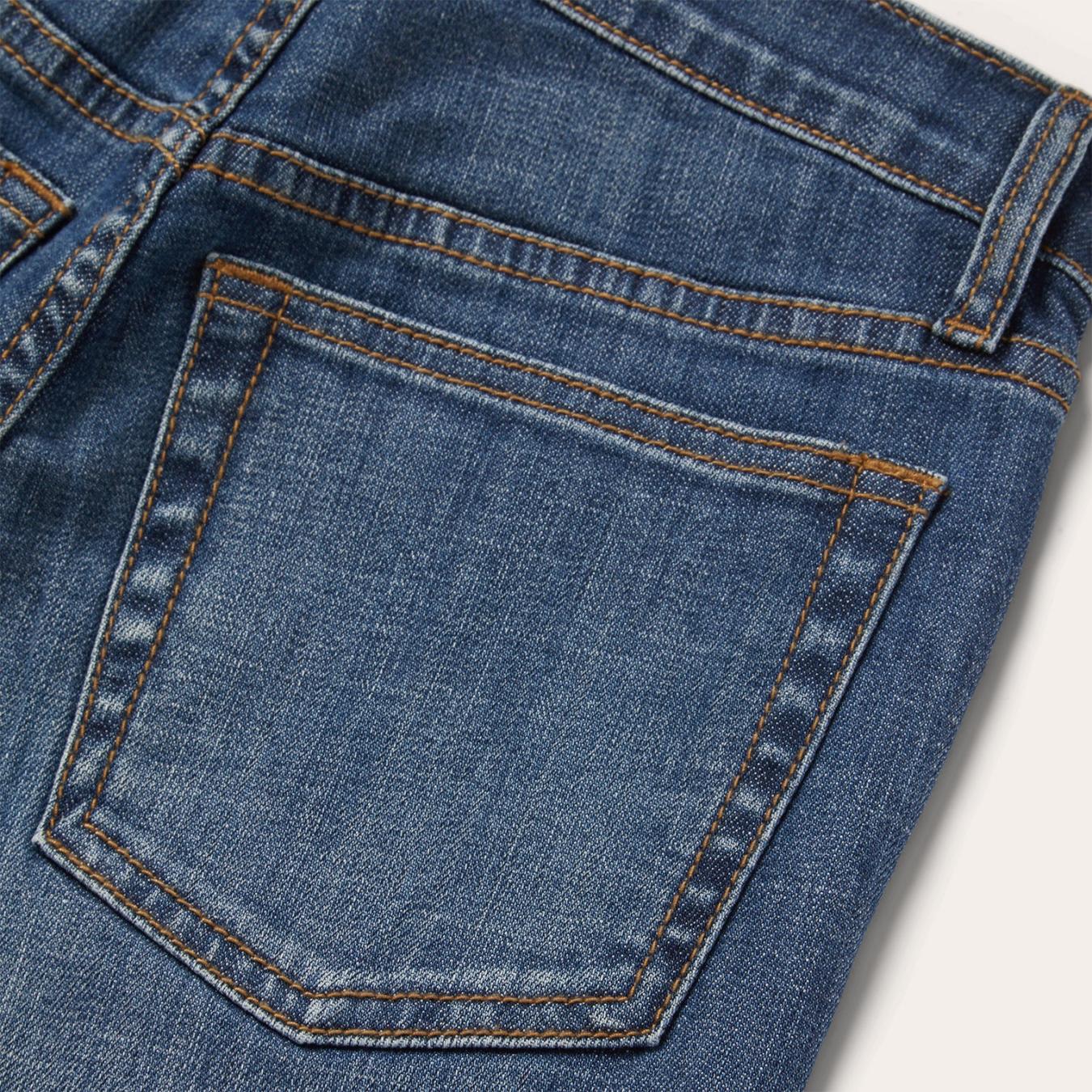 Women Denim | Stetson 915 High Rise Straight Fit Crop Jeans Blue