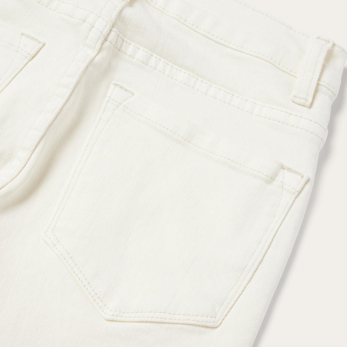 Women Denim | Stetson 921 High Rise Flare Fit Jean White