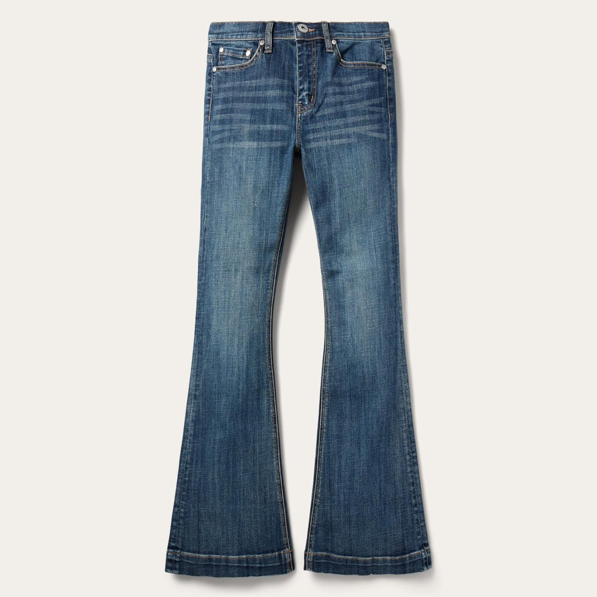 Women Denim | Stetson 921 High Rise Flare Jeans Blue