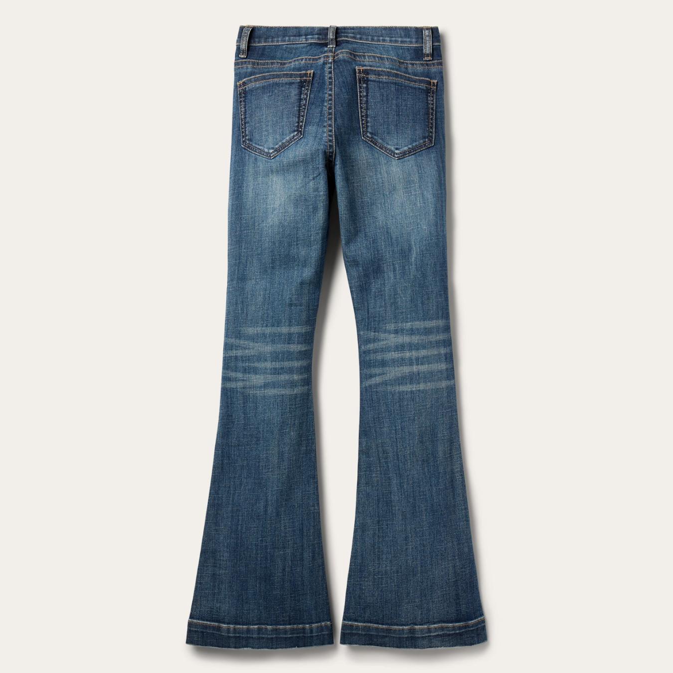 Women Denim | Stetson 921 High Rise Flare Jeans Blue
