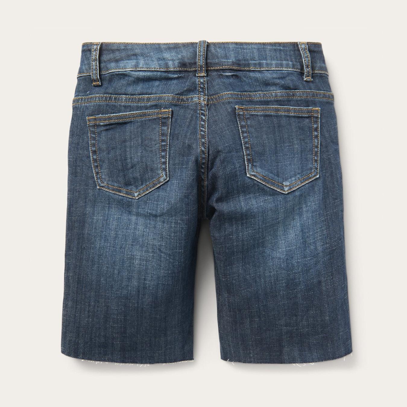 Women Denim | Stetson Dark Wash Denim Shorts Blue