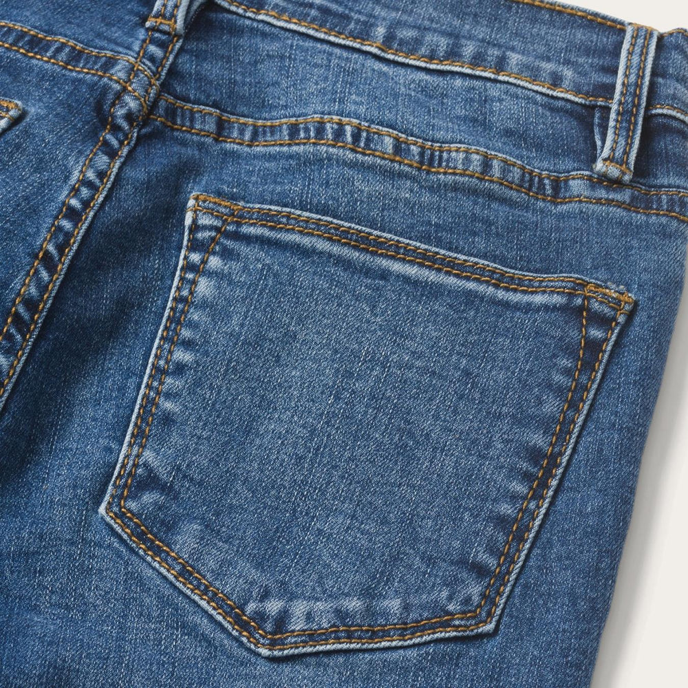 Women Denim | Stetson High Waist Flare Jean Blue