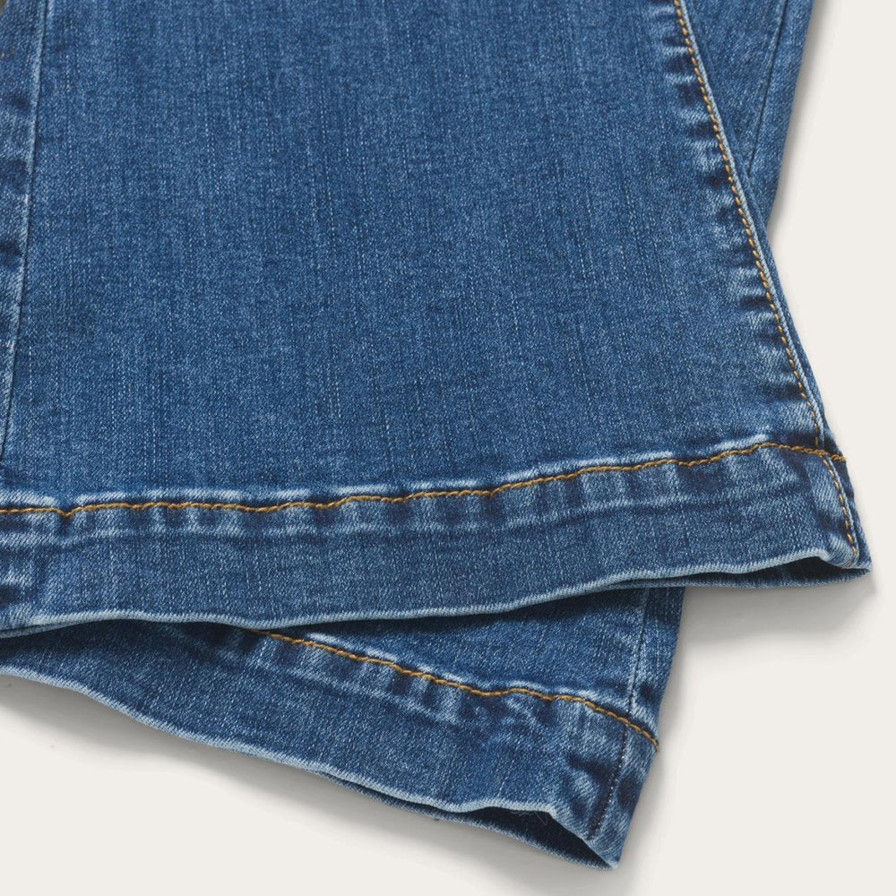 Women Denim | Stetson High Waist Flare Jean Blue