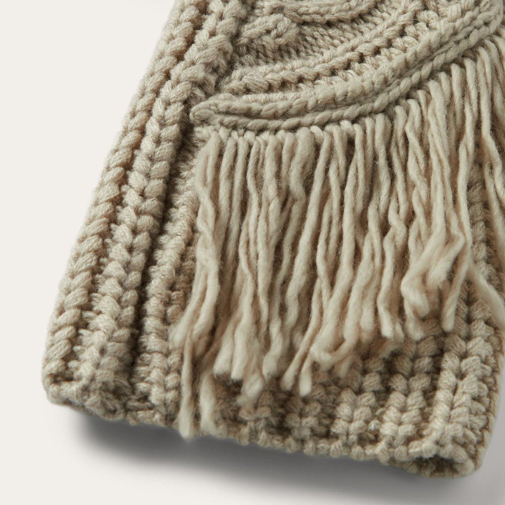 Women Fringe Jackets | Stetson Cream Fringed Cardigan Tan