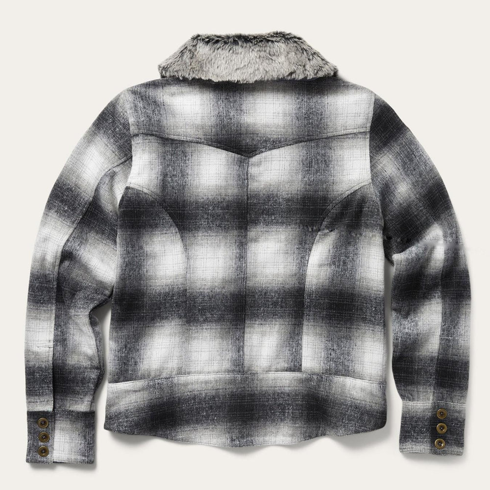 Women Jackets | Stetson Plaid Cropped Jacket Black