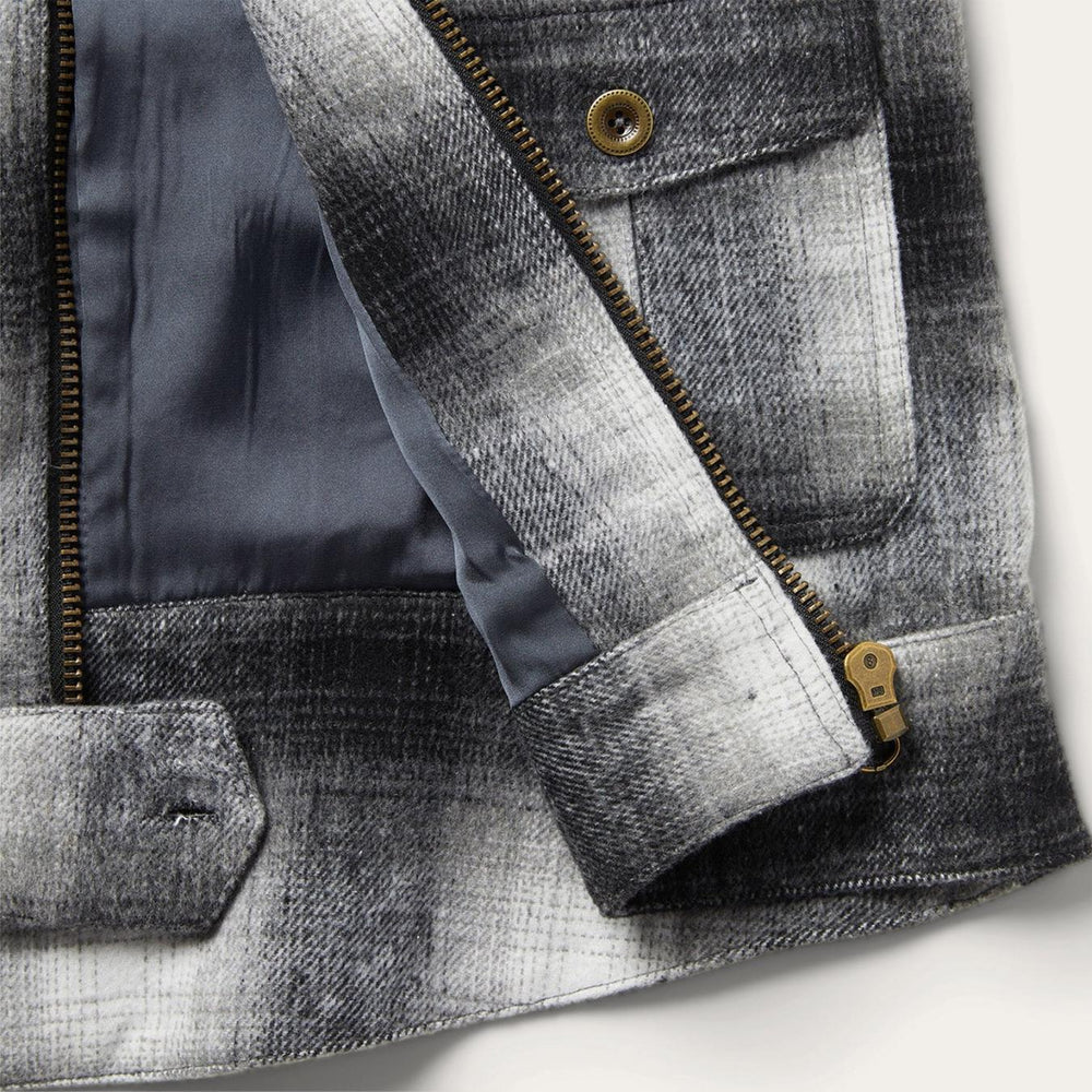 Women Jackets | Stetson Plaid Cropped Jacket Black
